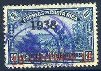[Previous Issue of 1923 Overprinted "1938" and Surcharged "15 CENTIMOS 15", type EX1]