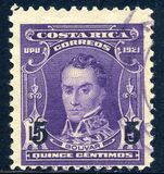 [Simon Bolivar Surcharged, type DG]
