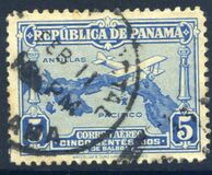 [Airmail - Map of Panama, type BZ]