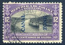 [Panama Postage Stamps Overprinted "CANAL/ZONE"(Upwards), тип J4]