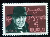 [The 21st Anniversary of the Death of Eduardo Fabini, 1882-1950, type XM]