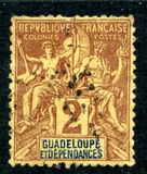 [Inscription: "GUADELOUPE ET DEPENDANCES", type G1]