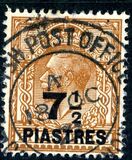 [Great Britain Postage Stamps Surcharged, type P4]
