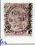 [Queen Victoria - Inscription "POSTAGE AND INLAND REVENUE", Tip AI1]