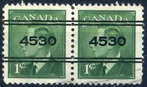 [King George VI - Inscription: "POSTES POSTAGE", type EJ]