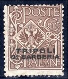 [Italian Postage Stamps Overprinted "TRIPOLI DI BARBERIA" - Not Issued, type C]