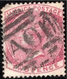 [Queen Victoria - New Watermark, tegund B1]