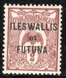 [New Caledonia Postage Stamps Overprinted "ILES WALLIS - et - FUTUNA", type A1]