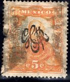 ["Carranza Issue" of 1915 Overprinted " G.P. DE M.", type DG5]