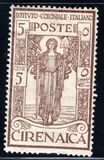 [Italian Colonial Institute - Goddess of Peace - Watermarked, type G]