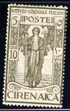 [Italian Colonial Institute - Goddess of Peace - Watermarked, type G1]
