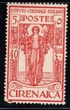 [Italian Colonial Institute - Goddess of Peace - Watermarked, type G3]