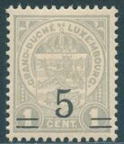 [Stamps of 1906-19 Surcharged with New Value and Bars in Black or Red, type M2]