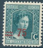 [Stamps of 1906-19 Surcharged with New Value and Bars in Black or Red, type M10]