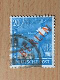 [BERLIN in Red Overprint on "Allied Occupation Zone" Stamps, type B5]