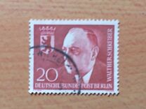 [In Memorial of Walther Schreiber(1884-1958) - Mayor of Berlin 1953-1954, Tüüp DF]