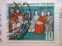 [500 anni dell'Università di Friburgo - Filigrana: DBP e crocifere, Scrivi CY]