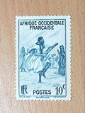 [Estampas de los países del África Occidental Francesa., tipo M]