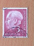 [Freimarken: Bundespräsident Theodor Heuss, Typ AV25]