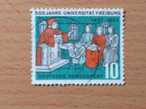 [500 anni dell'Università di Friburgo - Filigrana: DBP e crocifere, Scrivi CY]
