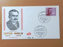 [The 100th Anniversary of the Birth of Otto Wels, Social Democrat, Typ UY]