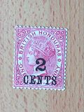 [Queen Victoria Surcharged in London. "CENTS" Tall & Slim. See also No.14-19, Tip D]