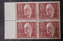 [In Memorial of Walther Schreiber(1884-1958) - Mayor of Berlin 1953-1954, Tüüp DF]