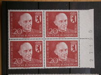 [In Memorial of Walther Schreiber(1884-1958) - Mayor of Berlin 1953-1954, Tüüp DF]