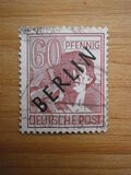 [BERLIN in Black Overprint on "Allied Occupation Zone" Stamps, type A13]