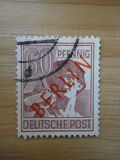 [BERLIN in Red Overprint on "Allied Occupation Zone" Stamps, 類型 B10]