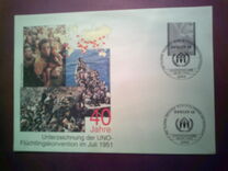 [The 40th Anniversary of the Refugee Convention in Geneva, type AXP]