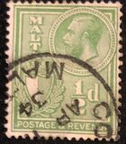 [King George V and Coat of Arms, type X1]