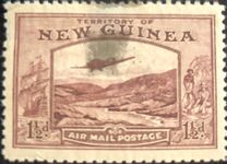 [Plane over Bulolo Goldfield - New Design, type J2]