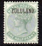 [Natal Postage Stamp No. 47 Overprinted "ZULULAND", type A]