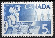 [The 50th Anniversary of Alberta and Saskatchewan Provinces, tip HH]