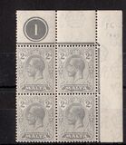 [King George V - Different Watermark, type Q]
