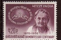 [The 100th Anniversary of the Birth of Doctor Maria Montessori, Educationist, type LM]