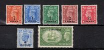 [Great Britain Postage Stamps Issues of 1950 & 1951 Surcharged, type F]