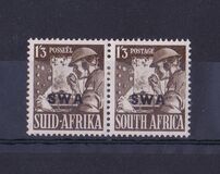 [South Africa Postage Stamps Overprinted "SWA", type BB20]