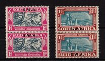 [South Africa Postage Stamps Overprinted "S.W.A", Scrivi AY]