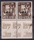 [South Africa Postage Stamps Overprinted "SWA", type BB21]