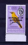 [Betschuanaland Postage Stamps Overprinted "REPUBLIC OF BOTSWANA", type E]