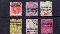 [Great Britain Postage Stamps Overprinted "BECHUANALAND - PROTECTORATE", type W]