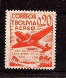 [Airmail Stamps - The 25th Anniversary of the Lloyd Aereo Boliviano, típus FM]