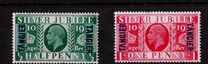 [The 25th Anniversary of the Reign of King George V - Great Britain Stamps Overprinted "TANGIER", type C]