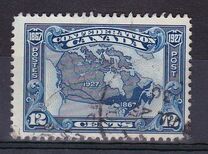 [The 60th Anniversary of the Founding of the Dominion of Canada, Inscription: "1867 Confederation 1927", 類型 AV]