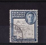 [King George VI - Map of Falkland Islands, タイプ A6]