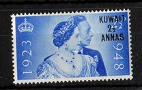 [The 25th Wedding Anniversary of King George VI - Great Britain Postage Stamps of 1948 Surcharged, tip BI]