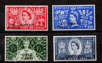 [Coronation of Queen Elizabeth II - Stamps of Great Britain Overprinted "KUWAIT" and Surcharged New Values, Tipi CL]