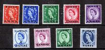 [Queen Elizabeth II - Great Britain Postage Stamps of 1952-1954 Surcharged, type CB]